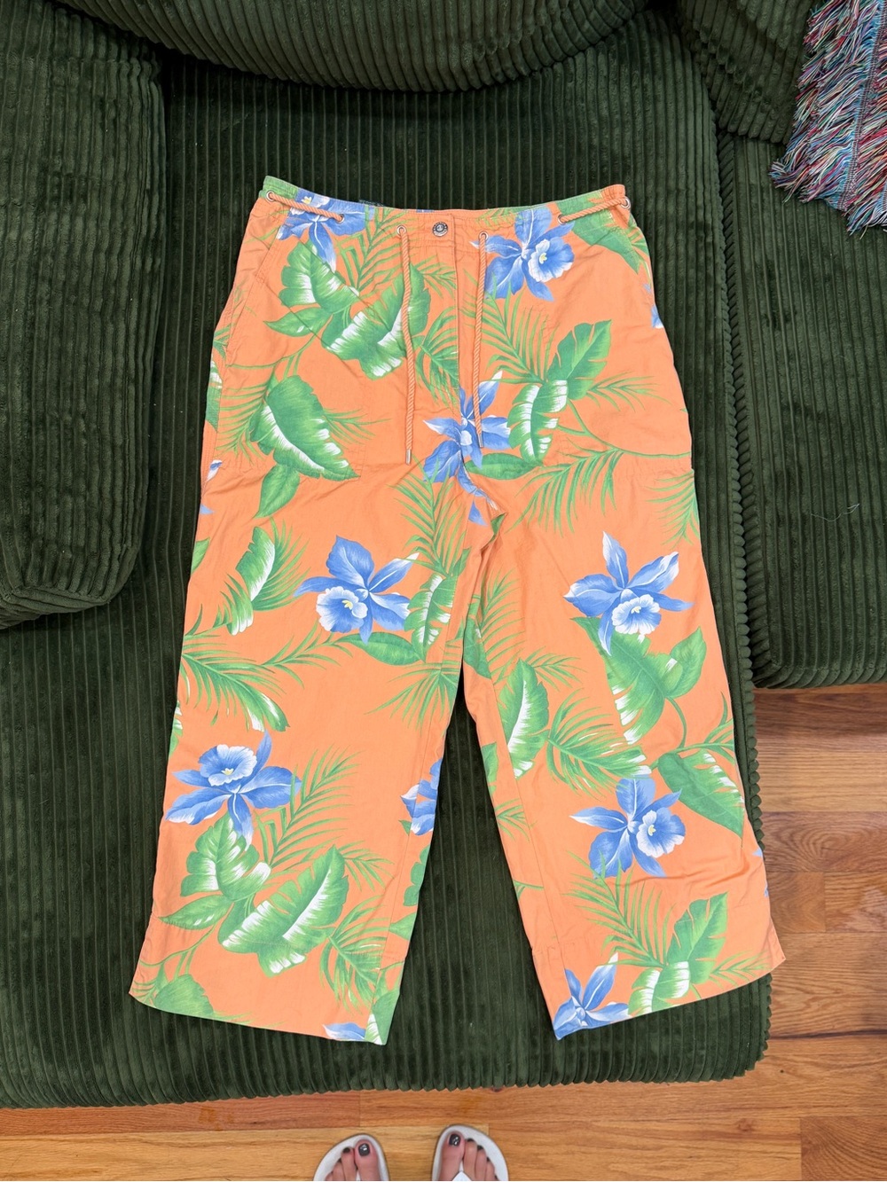 Lauren Ralph Lauren tropical crop pants